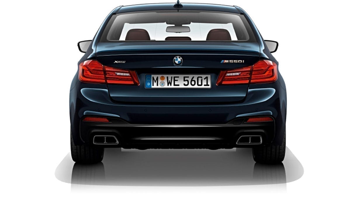 Vista trasera del BMW Serie 5