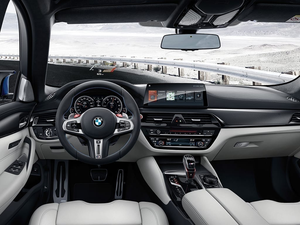 Interior sofisticado del BMW M5