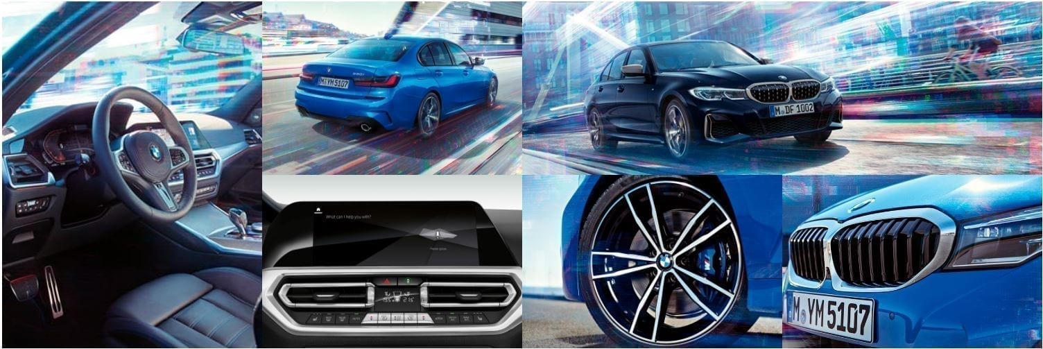Diferentes perspectivas BMW Serie 3